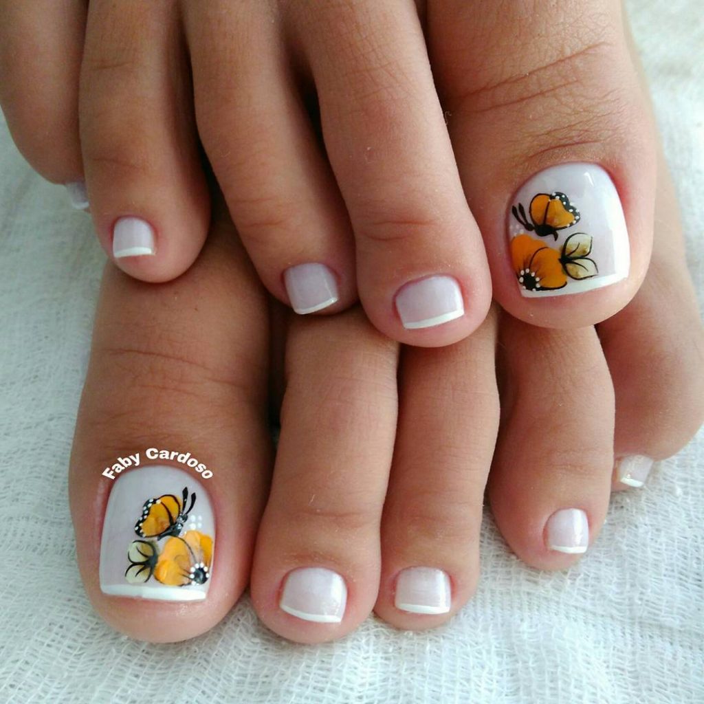 IDEIAS DE DECORAÇÃO NAS UNHAS DOS PÉS - Faby Cardoso
