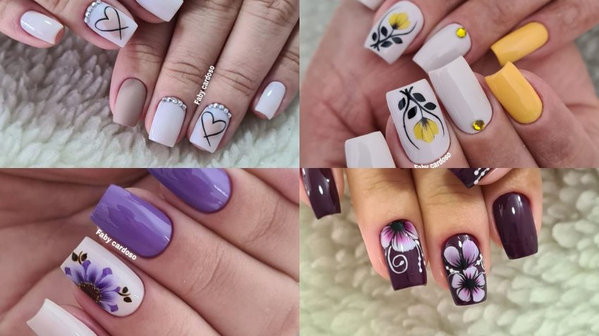 Unhas Decoradas Que Fizeram Sucesso – Mostrei Nome Dos Esmaltes E Adesivos