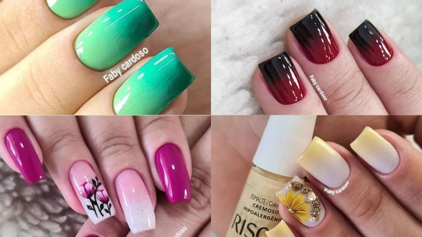 Unhas Degradê Combinam Cor Qualquer Cor De Esmalte – E Eu Posso Provar