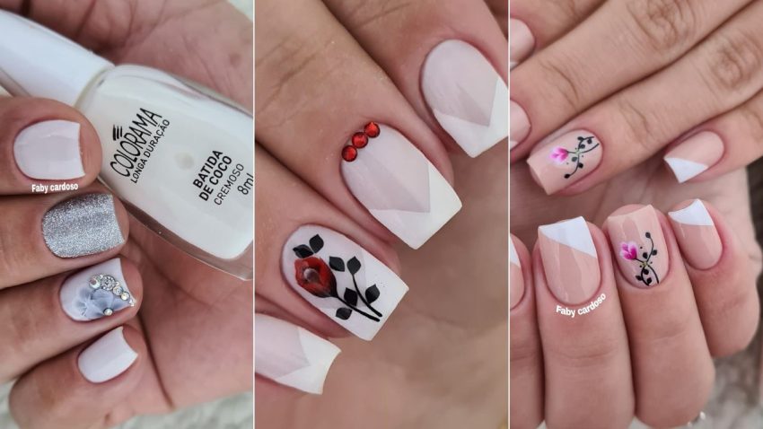 Unhas Com Esmaltes Clarinhos – Ficaram Bem Delicadas