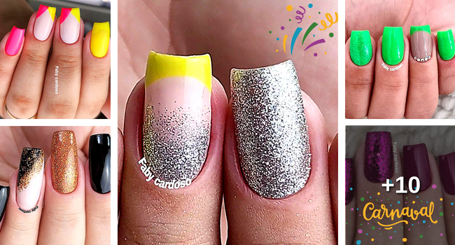 Mais Opções De Unhas Decoradas Pra Você Curtir O Carnaval – Inspirações E Galeria De Fotos